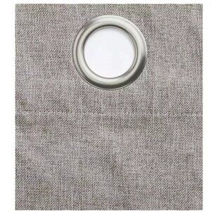 Madison Double-Blackout Grommet Curtain Pair, 40"W x 96"L per panel Stone Grey